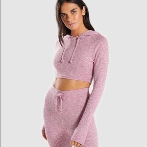 Gymshark Slounge Cropped Hoodie - Size S, never worn, like new